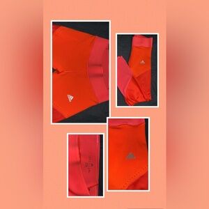 Adidas Training Wow Drop climalite leggings Core Red - Pink Size medium